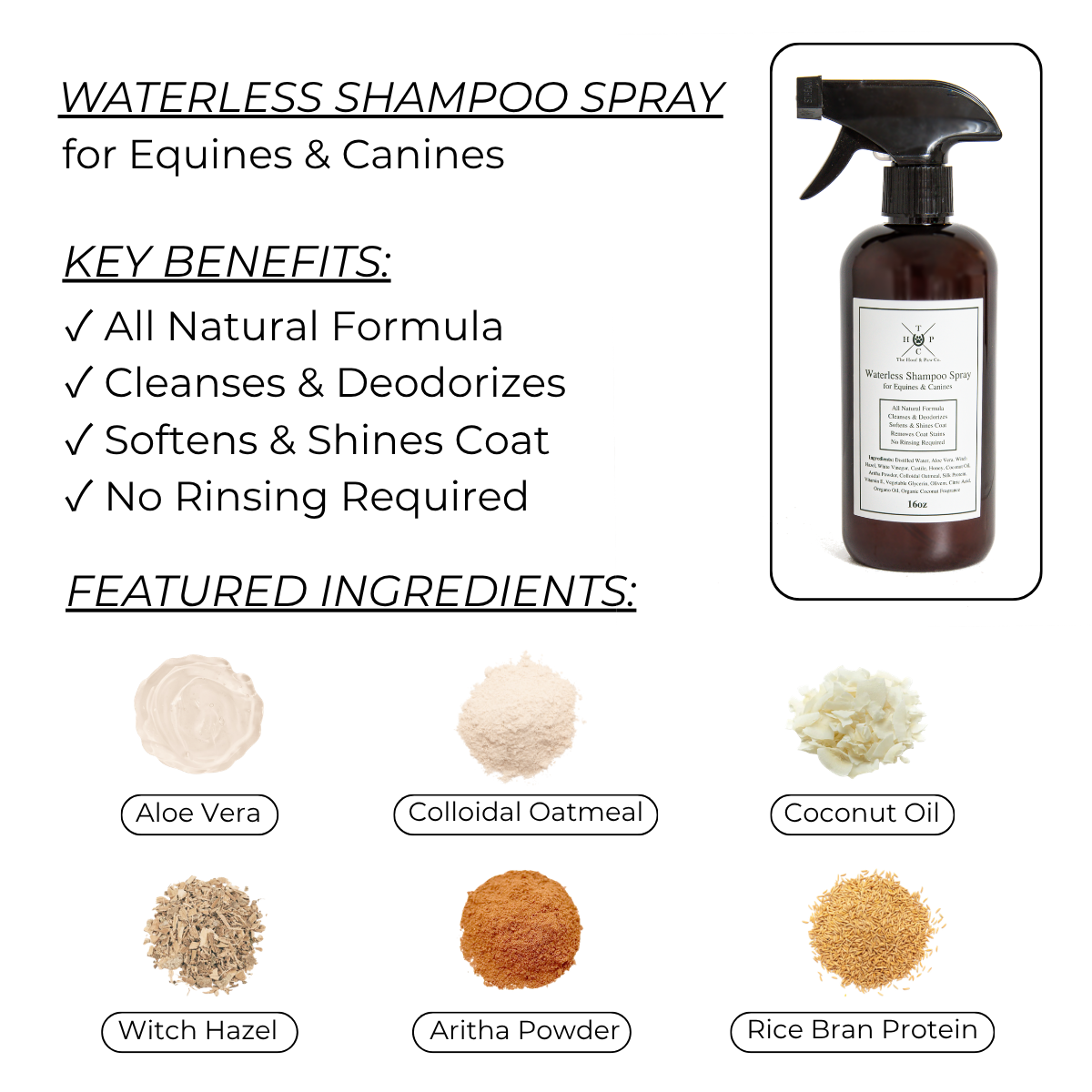 Waterless Shampoo Spray for Dogs